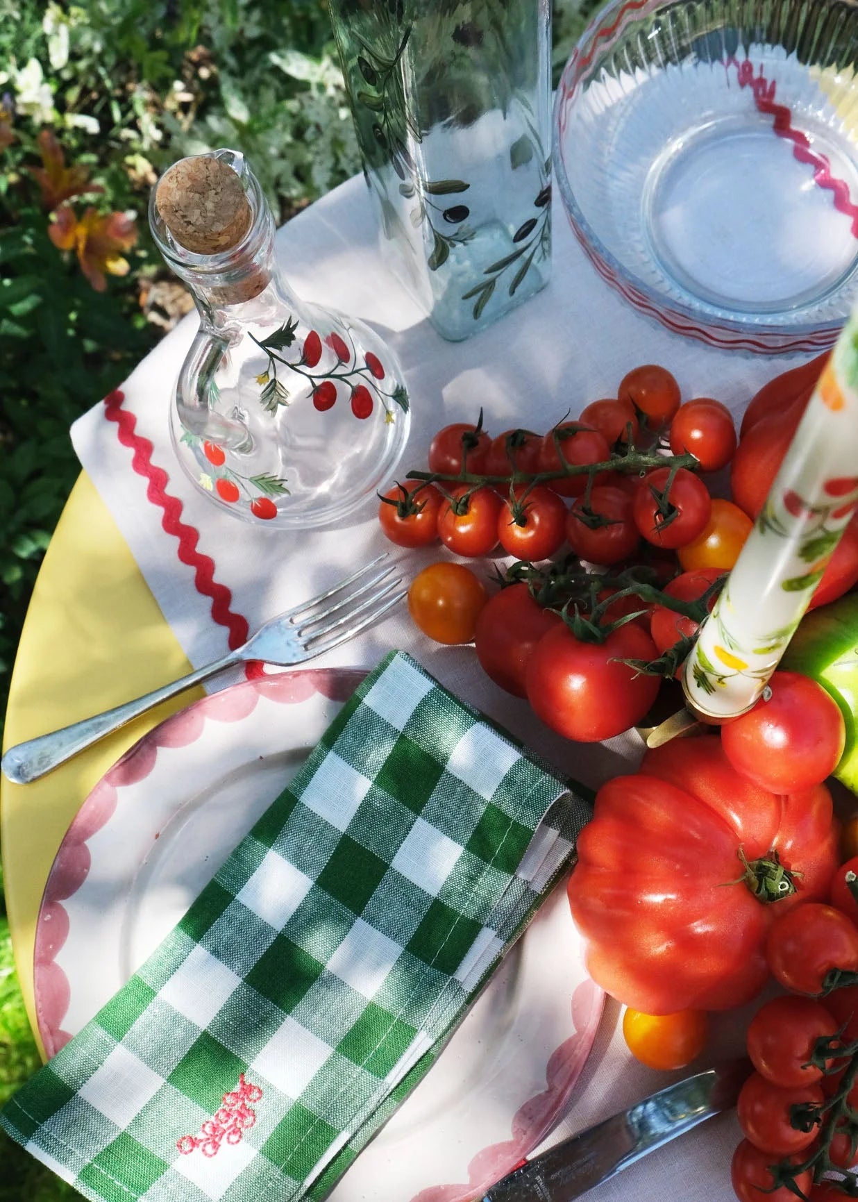Tomato Olive Oil & Vinegar Bottle
