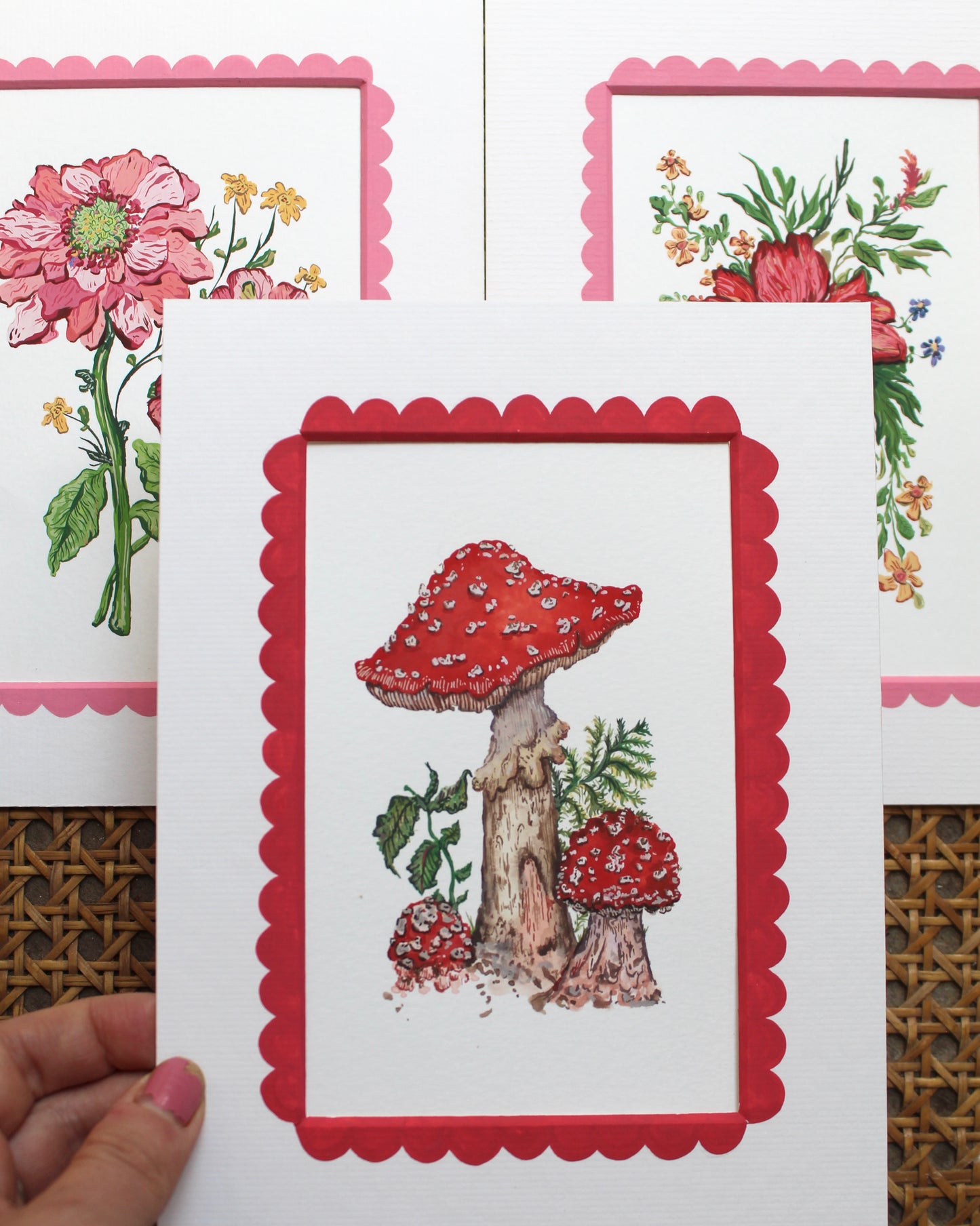 Fly Agaric Mushroom Original Art