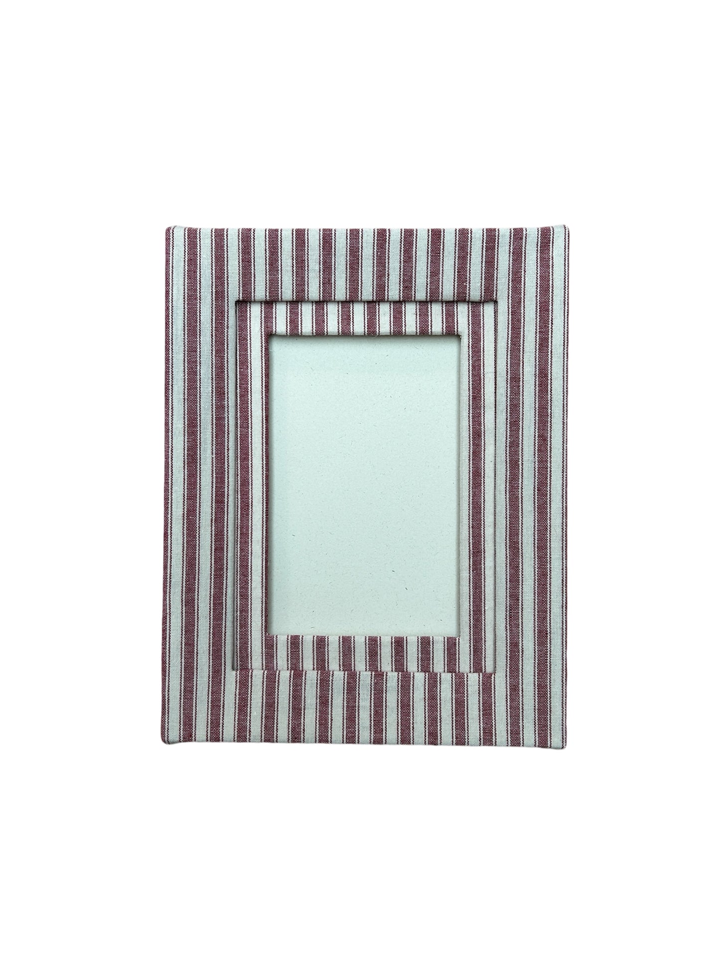 Red Stripe Fabric Frame