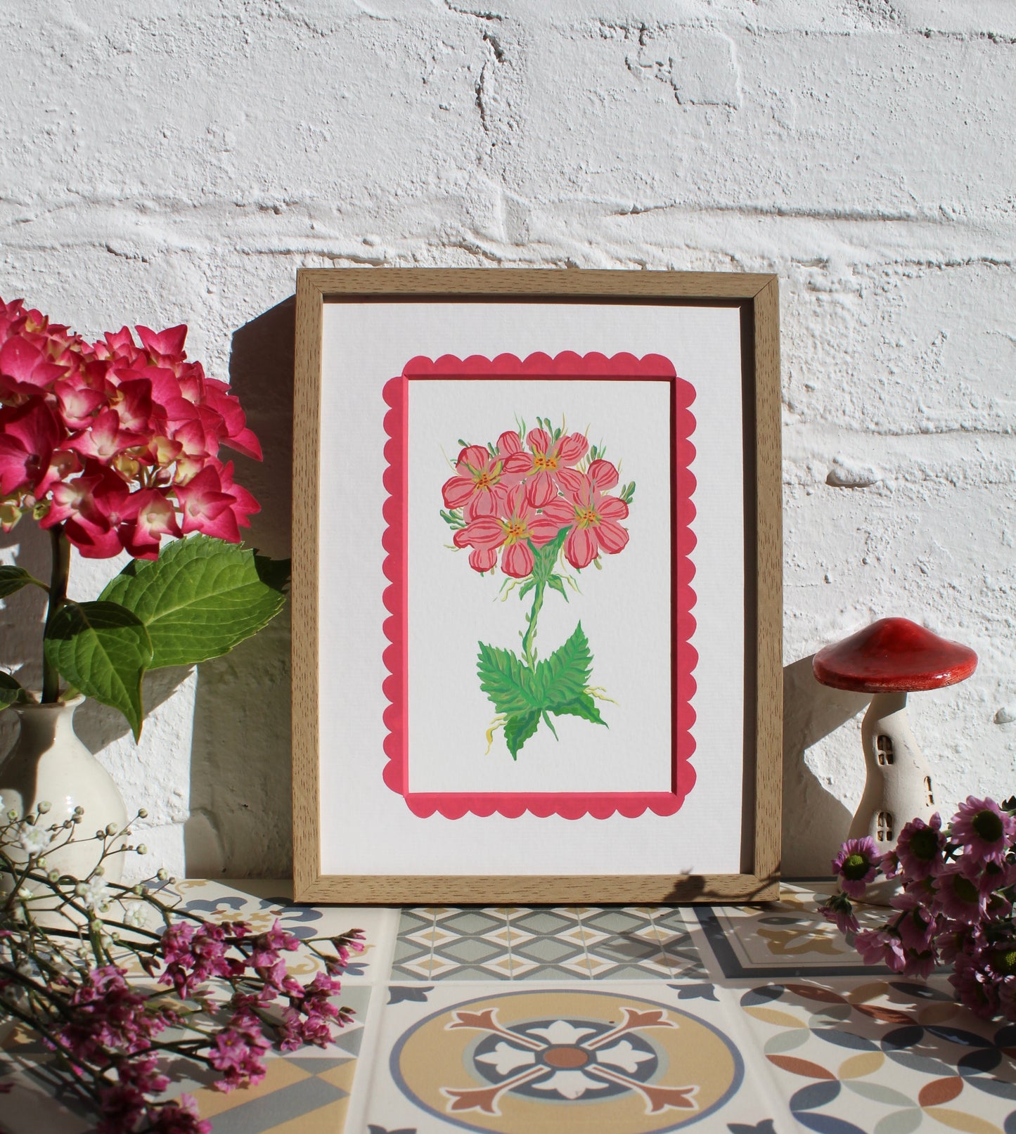 'Made for Makerville' Azelia Original Botanical Art