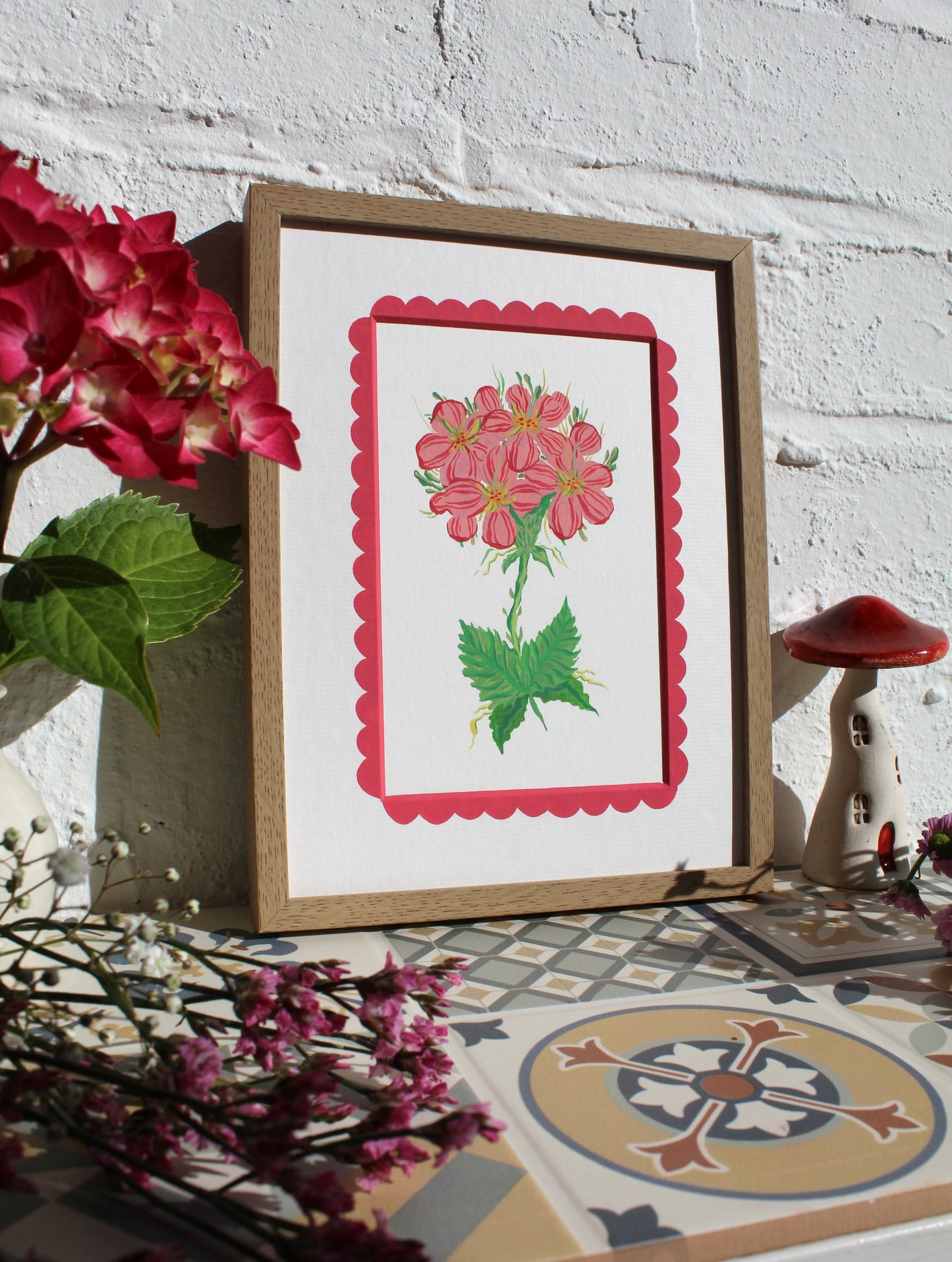 'Made for Makerville' Azelia Original Botanical Art