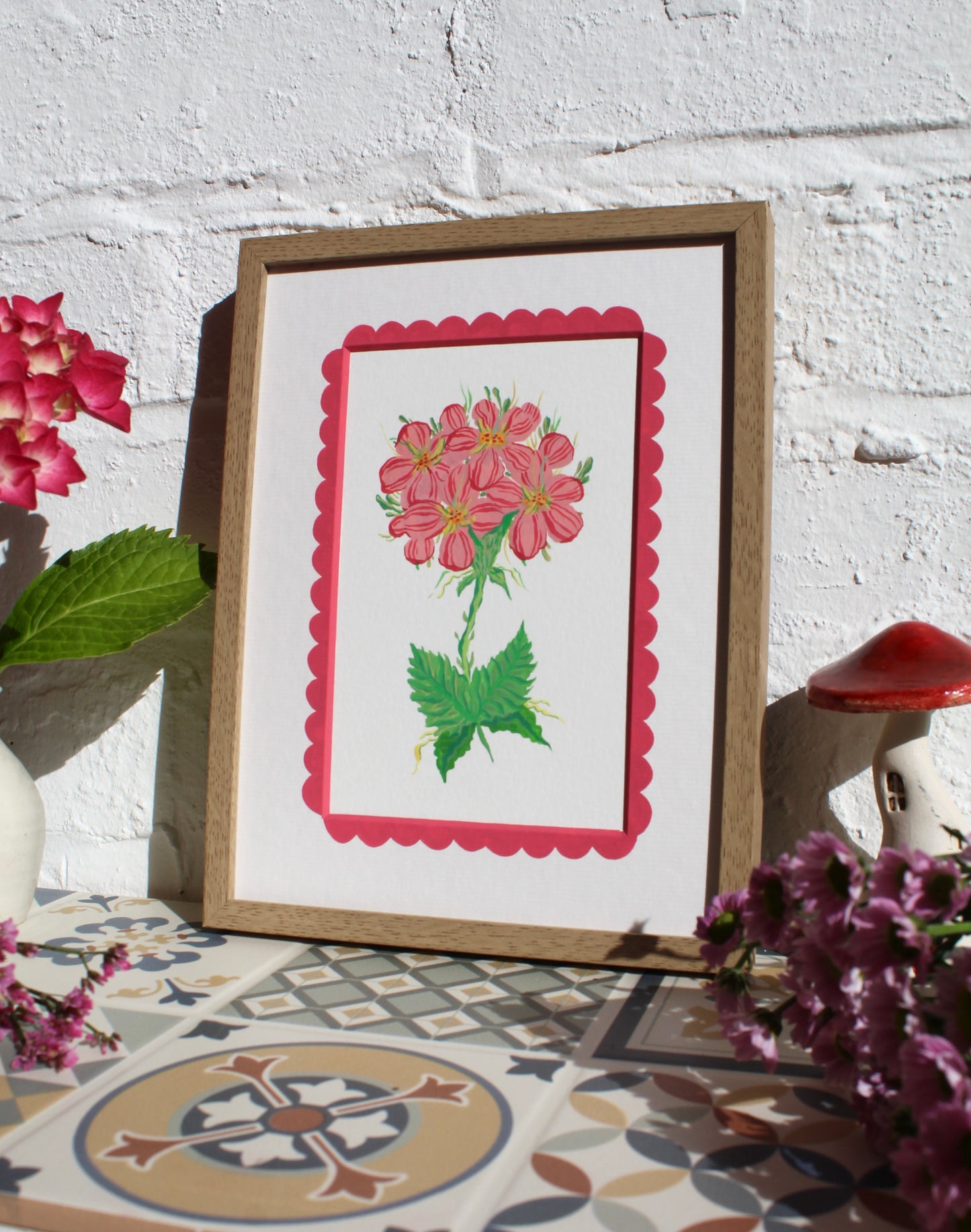 'Made for Makerville' Azelia Original Botanical Art