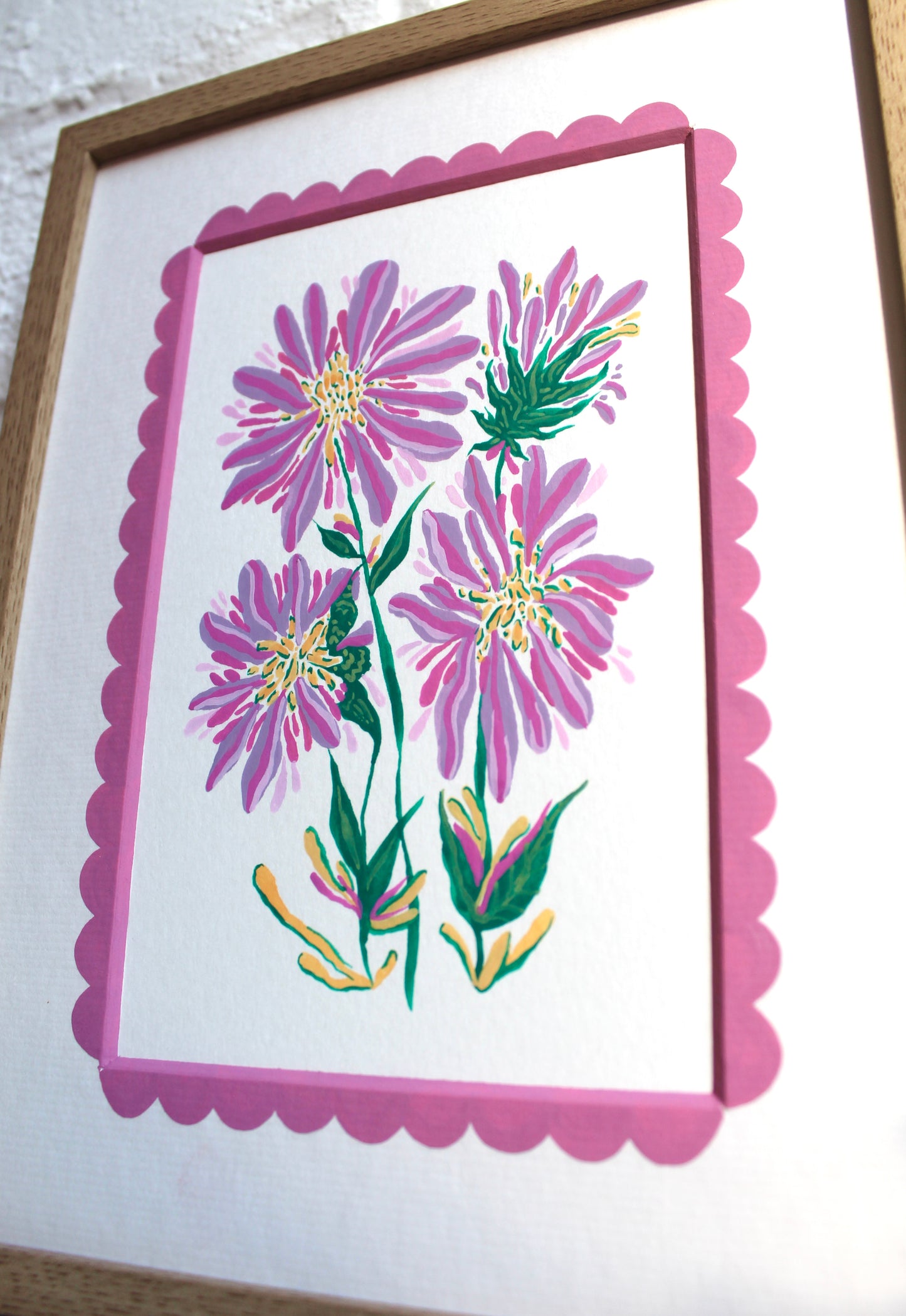 'Made for Makerville' Dahlia Original Botanical Art
