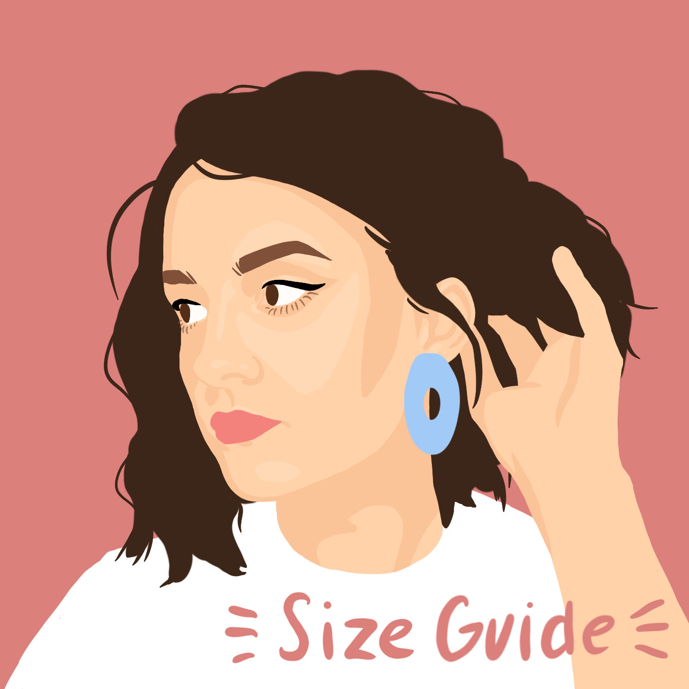 'Made for Makerville' Sky Blue Saige Earrings