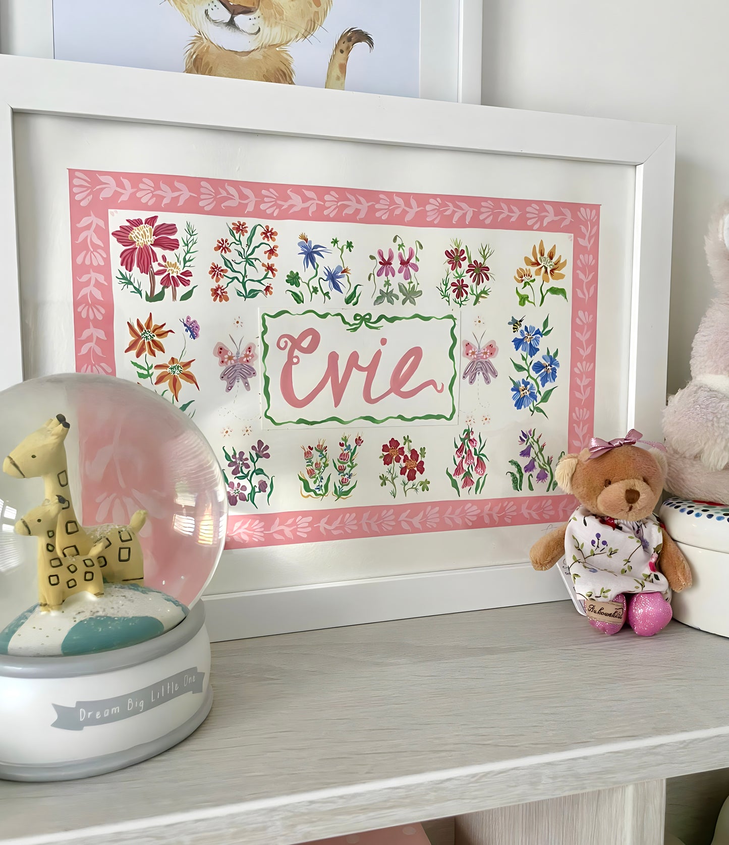 Personalised Name Watercolour