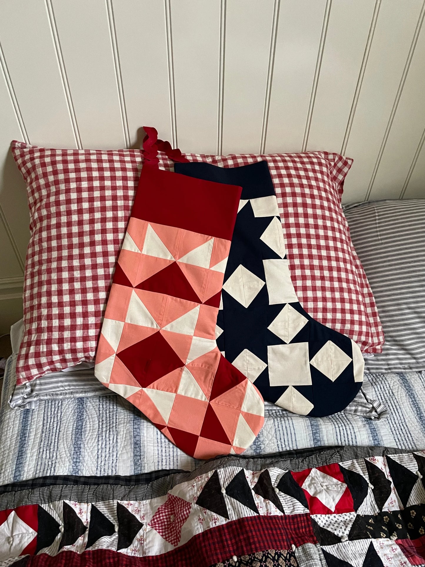 Cinnamon Patchwork Stocking