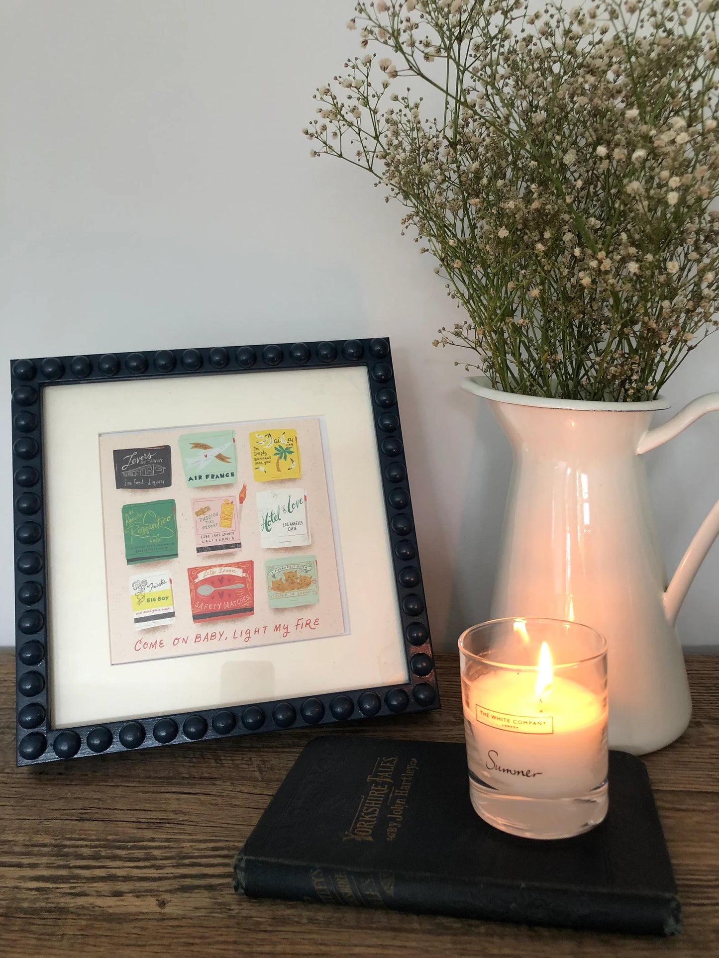Navy Blue Bobbin Frame