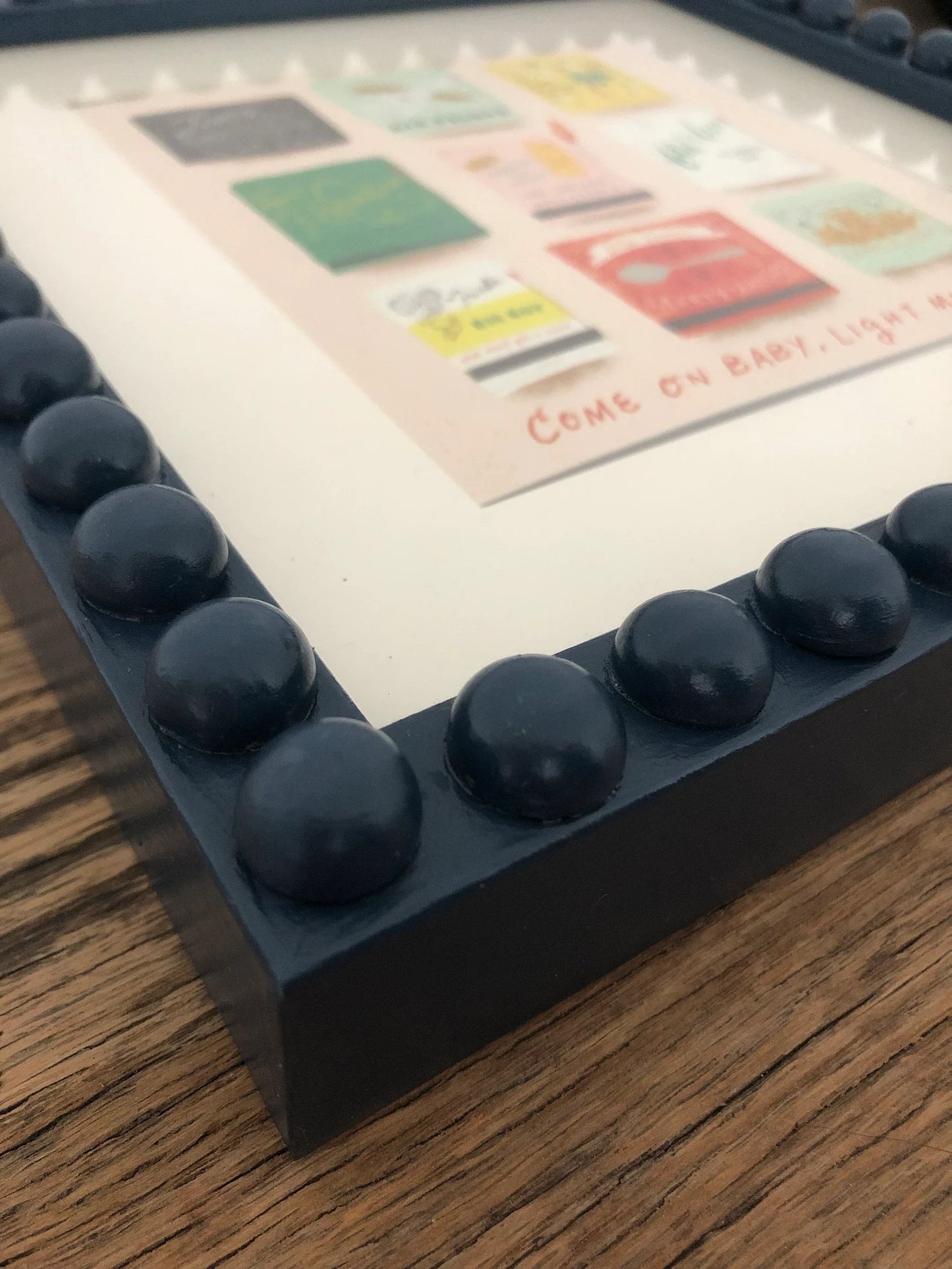 Navy Blue Bobbin Frame