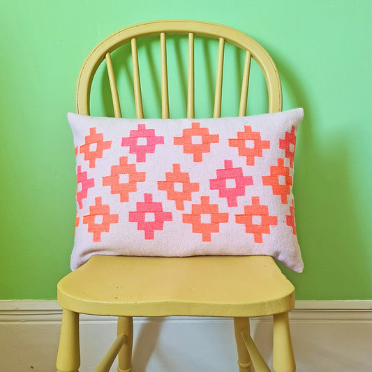 Hand Dyed Embroidered Cushion