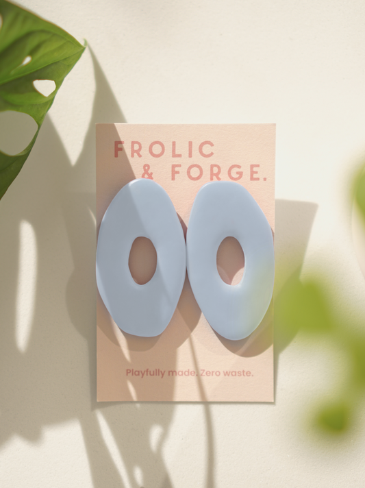 'Made for Makerville' Sky Blue Saige Earrings