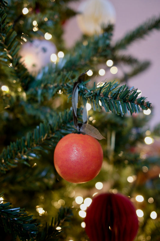 Clementine Ceramic Bauble