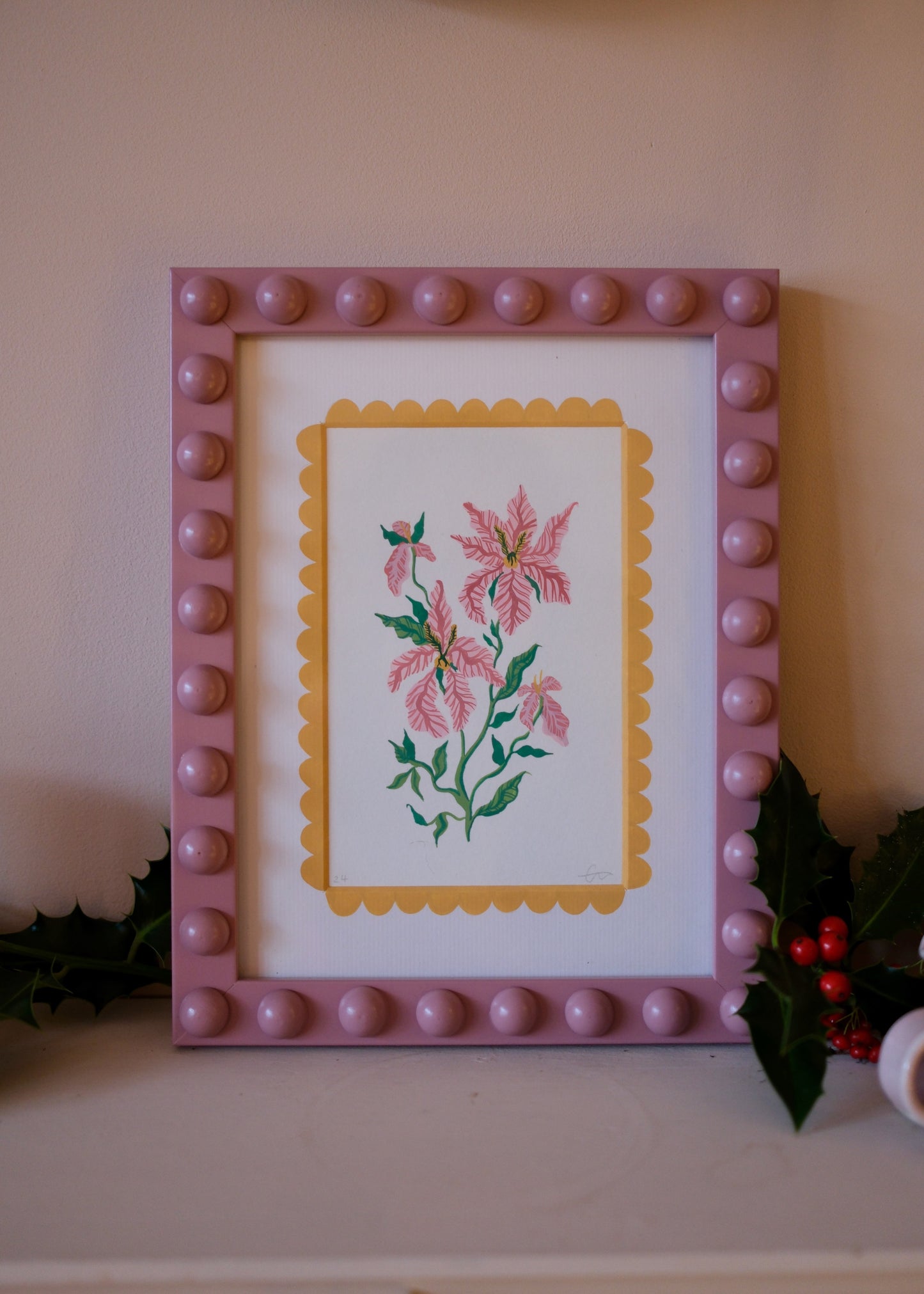 Lily Framed Original Art