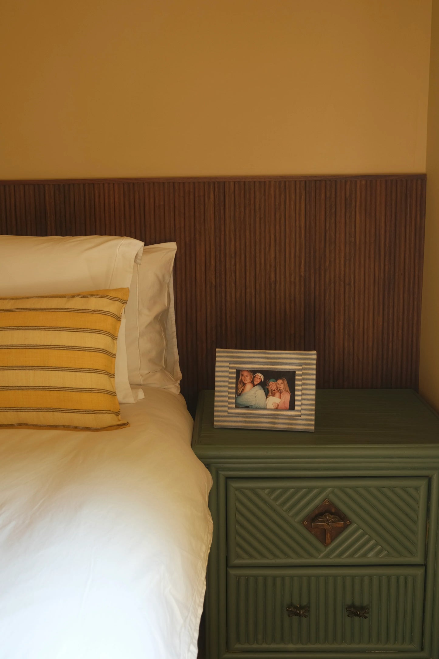 Blue Stripe Fabric Frame
