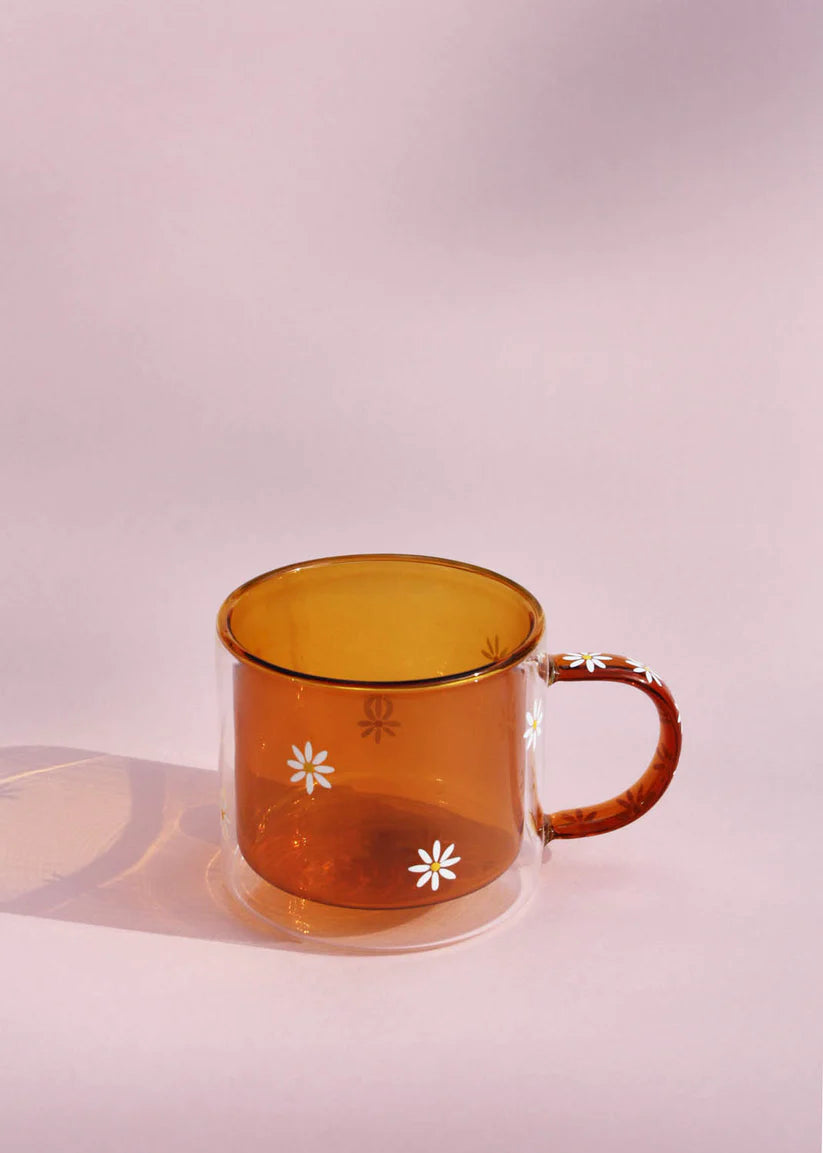 Hand Painted Daisy Mug
