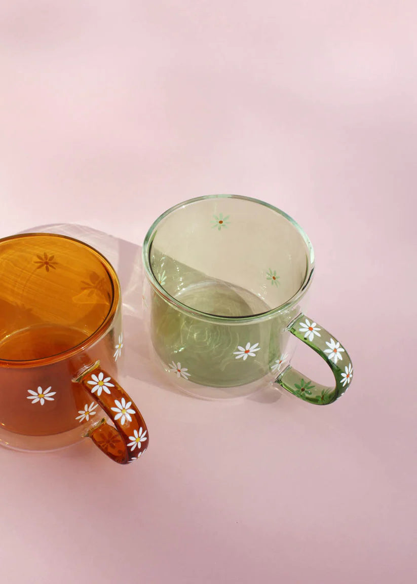 Hand Painted Daisy Mug