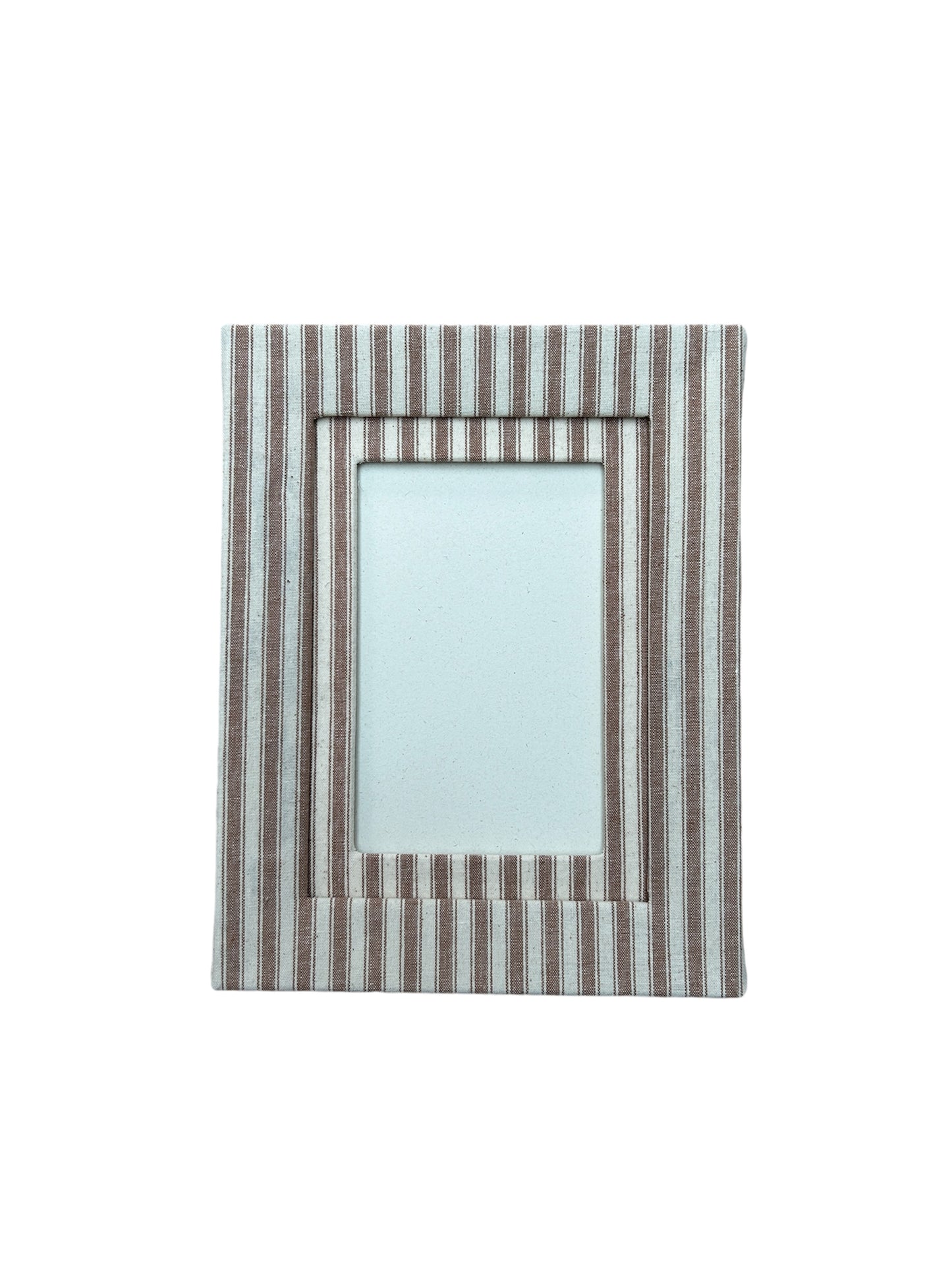 Brown Stripe Fabric Frame