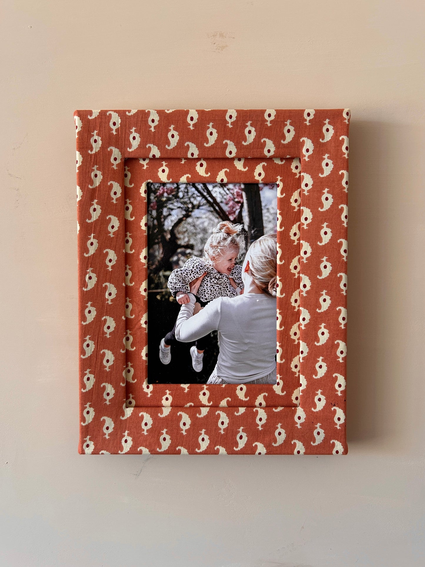 Paisley Fabric Frame