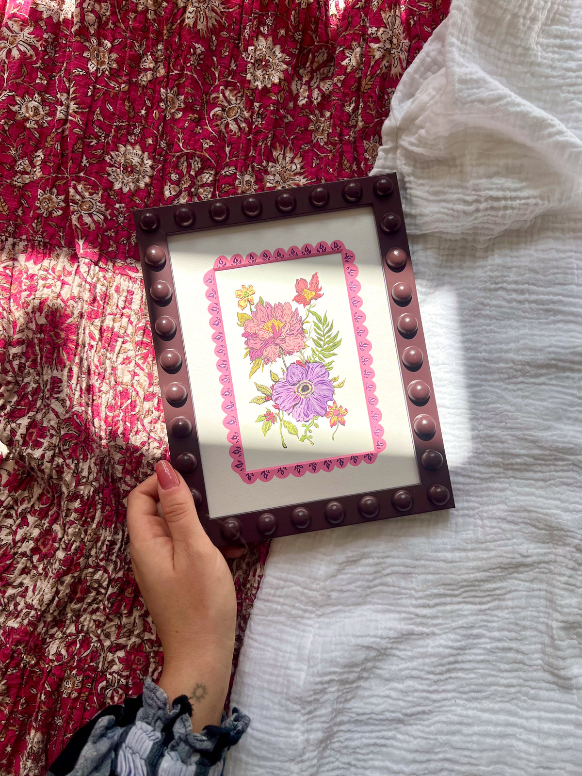 Peony & Anemone Original Art