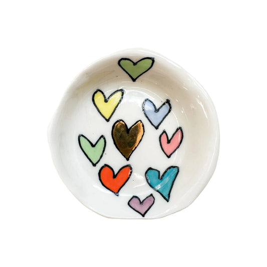 Mini Heart Dish - Rainbow