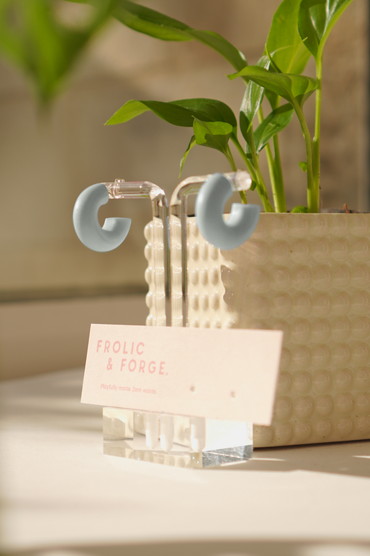 Sky Blue Mini Hoops