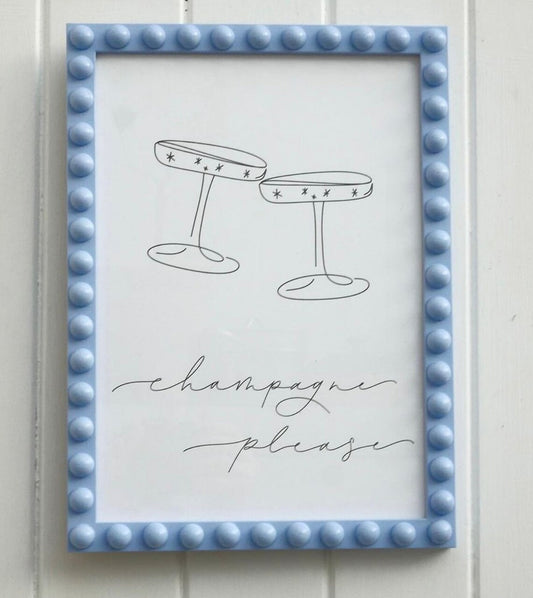 Light Blue Bobbin Frame