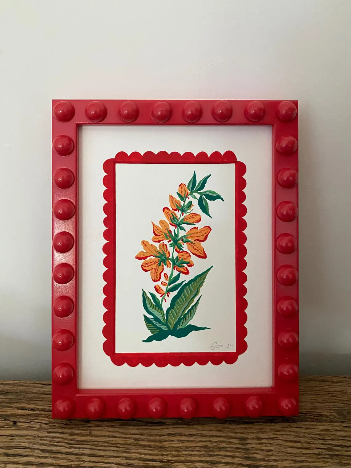 Red Bobbin Frame