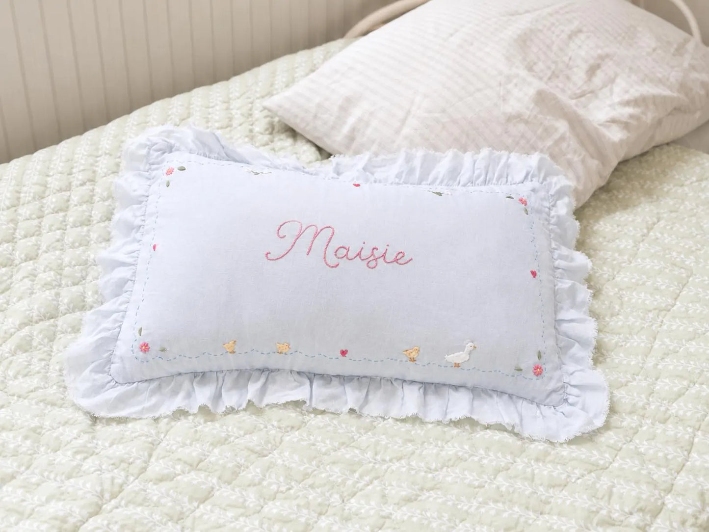 The Maisie - Luxury Linen Personalised Cushion
