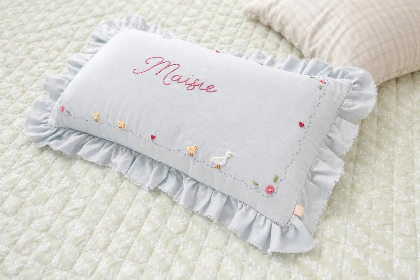 The Maisie - Luxury Linen Personalised Cushion